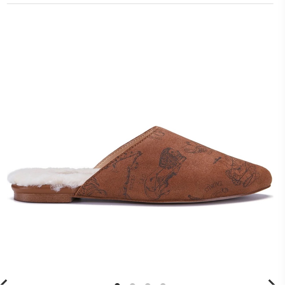 New in box Australia Luxe collective Slide on mule slipper with hard sole